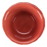 CAC RMK-F6R Festiware 6 oz. Red China Floral Ramekin - 36/Case CAC RMK-F6R Festiware 6 oz. Red China Floral Ramekin - 36/Case