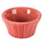 CAC RMK-F6R Festiware 6 oz. Red China Floral Ramekin - 36/Case CAC RMK-F6R Festiware 6 oz. Red China Floral Ramekin - 36/Case