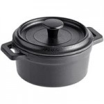 Elite Global Solutions RFP-4 Illogical 4 oz. Faux Cast Iron Melamine Fry Pan Ramekin - 6/Case