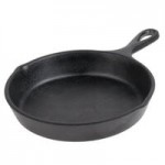 Elite Global Solutions RFP-4 Illogical 4 oz. Faux Cast Iron Melamine Fry Pan Ramekin - 6/Case