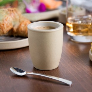 Chef & Sommelier FK790 Geode 4 oz. White Stoneware Espresso / Sauce Cup by Arc Cardinal - 24/Case Chef & Sommelier FK790 Geode 4 oz. White Stoneware Espresso / Sauce Cup by Arc Cardinal - 24/Case