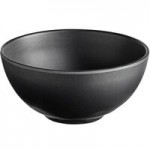 GET SD-3800-BK Nara 3 oz. Black Matte Round Melamine Ramekin - 24/Case