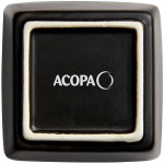 Acopa 4 oz. Matte Black Square Stoneware Sauce Cup - 36/Case Acopa 4 oz. Matte Black Square Stoneware Sauce Cup - 36/Case