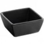 Acopa 4 oz. Matte Black Square Stoneware Sauce Cup - 36/Case Acopa 4 oz. Matte Black Square Stoneware Sauce Cup - 36/Case