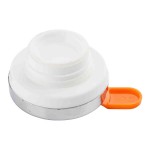 TableCraft 12683 Chrome-Plated Plastic Lid with Orange / Decaf Thumb Press for Stainless Steel Coffee Carafe