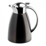 TableCraft 12683 Chrome-Plated Plastic Lid with Orange / Decaf Thumb Press for Stainless Steel Coffee Carafe