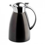 TableCraft 12683 Chrome-Plated Plastic Lid with Orange / Decaf Thumb Press for Stainless Steel Coffee Carafe