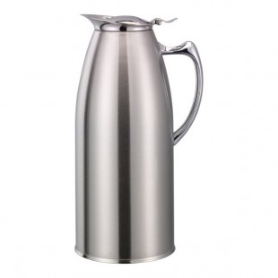 Service Ideas 50.7 oz. Satin Finish Stainless Steel Foam-Insulated Pitcher with Lid WP15SA Service Ideas 50.7 oz. Satin Finish Stainless Steel Foam-Insulated Pitcher with Lid WP15SA