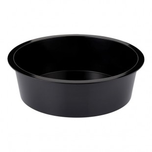 Dalebrook from Global Tableware Collective 120 oz. Black Melamine Barrel Display Bowl Insert