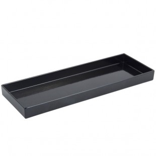 Bon Chef 9517S 64 oz. Black Sandstone Finish Cast Aluminum Straight Sided Rectangular Bowl Bon Chef 9517S 64 oz. Black Sandstone Finish Cast Aluminum Straight Sided Rectangular Bowl