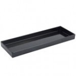 Bon Chef 9517S 64 oz. Black Sandstone Finish Cast Aluminum Straight Sided Rectangular Bowl Bon Chef 9517S 64 oz. Black Sandstone Finish Cast Aluminum Straight Sided Rectangular Bowl