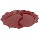 Bon Chef 2307 2.5 Qt. Terra Cotta Sandstone Finish Cast Aluminum Trellis Bowl