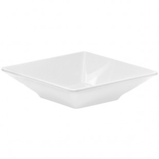 Elite Global Solutions DB772SQ Squared White 22 oz. Square Melamine Bowl - 6/Case Elite Global Solutions DB772SQ Squared White 22 oz. Square Melamine Bowl - 6/Case