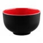 Elite Global Solutions JW4432T Karma 24 oz. Black and Red Round Two-Tone Melamine Bowl - 6/Case Elite Global Solutions JW4432T Karma 24 oz. Black and Red Round Two-Tone Melamine Bowl - 6/Case