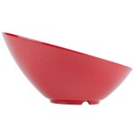 GET B-789-RSP Red Sensation 1.1 Qt. Red Slanted Melamine Bowl