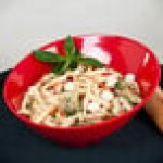 GET B-789-RSP Red Sensation 1.1 Qt. Red Slanted Melamine Bowl