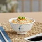 Acopa Biru 5.5 oz. Round Melamine Rice Bowl - 24/Case
