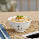 Acopa Biru 5.5 oz. Round Melamine Rice Bowl - 24/Case