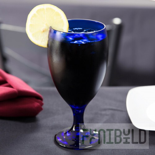 Libbey 4116SRB Cobalt 16.25 oz. Customizable Premiere Tall Iced Tea Glass - 12/Case