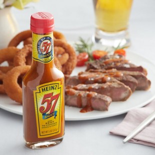 Heinz 5 oz. 57 Sauce Bottle - 24/Case