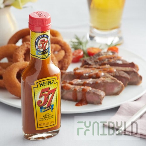 Heinz 5 oz. 57 Sauce Bottle - 24/Case
