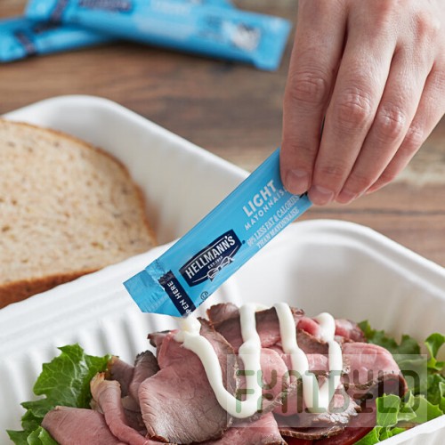 Hellmann's Light Mayonnaise 10.6 Gram Portion Packets - 210/Case