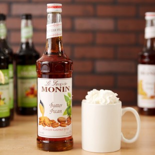 Monin Premium Butter Pecan Flavoring Syrup 750 mL