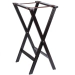 Carlisle C3620W11 Wood Walnut Tray Stand - 30