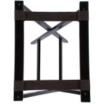 Carlisle C3620W11 Wood Walnut Tray Stand - 30