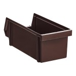 Vollrath 4806-01 Traex® Brown Self-Serve Condiment Bin - 11 1/4