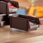 Vollrath 4806-01 Traex® Brown Self-Serve Condiment Bin - 11 1/4