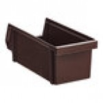 Vollrath 4806-01 Traex® Brown Self-Serve Condiment Bin - 11 1/4