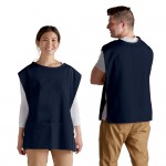 Choice Navy Blue Poly-Cotton Cobbler Apron with 2 Pockets - 29