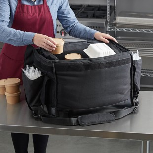 Vesture Heavy-Duty Small Thermal Catering / Delivery Bag - 13 1/2 Vesture Heavy-Duty Small Thermal Catering / Delivery Bag - 13 1/2