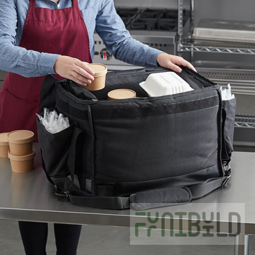 Vesture Heavy-Duty Small Thermal Catering / Delivery Bag - 13 1/2