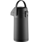 Acopa 2.2 Liter Stainless Steel Lined Matte Black Airpot with Push Button Acopa 2.2 Liter Stainless Steel Lined Matte Black Airpot with Push Button