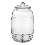 Acopa 2.5 Gallon Barrel Glass Beverage Dispenser