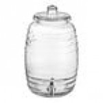 Acopa 2.5 Gallon Barrel Glass Beverage Dispenser
