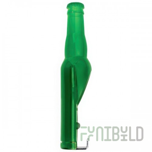 Franmara Green Thermoplastic Bottle-Shaped Bottle Opener 7500-13