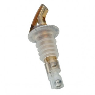 Precision Pours 100 RA 1 oz. Rum Amber Measured Liquor Pourer - 12/Pack Precision Pours 100 RA 1 oz. Rum Amber Measured Liquor Pourer - 12/Pack