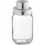 Acopa 15 oz. 3-Piece Glass Mason Jar Cocktail Shaker Acopa 15 oz. 3-Piece Glass Mason Jar Cocktail Shaker