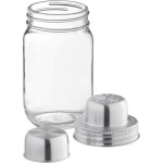 Acopa 15 oz. 3-Piece Glass Mason Jar Cocktail Shaker Acopa 15 oz. 3-Piece Glass Mason Jar Cocktail Shaker