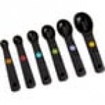 OXO 11110801 Good Grips 1/8 tsp. to 1 Tbsp. 7-Piece Black Measuring Spoon Set OXO 11110801 Good Grips 1/8 tsp. to 1 Tbsp. 7-Piece Black Measuring Spoon Set