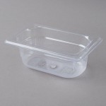 Vollrath 8092410 Super Pan® 1/9 Size Clear Polycarbonate Food Pan - 2 1/2 Vollrath 8092410 Super Pan® 1/9 Size Clear Polycarbonate Food Pan - 2 1/2