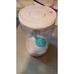 OXO Good Grips 3.3 Qt. Clear Round SAN Plastic Food Storage Container with White POP Lid OXO Good Grips 3.3 Qt. Clear Round SAN Plastic Food Storage Container with White POP Lid