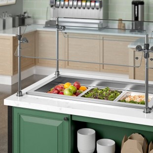 ServIt SDC-3A Three Pan Drop-In Refrigerated Cold Food Well - 120V ServIt SDC-3A Three Pan Drop-In Refrigerated Cold Food Well - 120V
