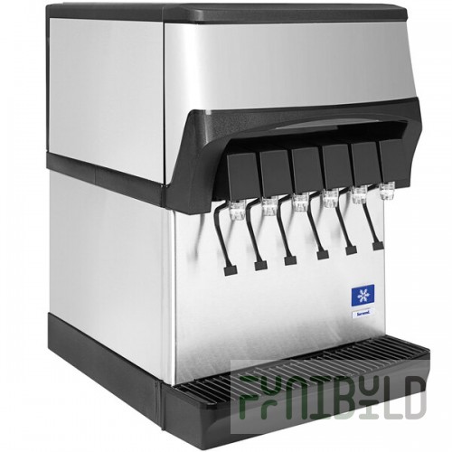 Servend 2706458 CEV-30 6 Valve Sanitary Lever Countertop Beverage Dispenser - 120V