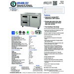 Hoshizaki Steelheart B Series UR48B-D2 48