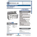 Beverage-Air DPD72HC-2-CL 72