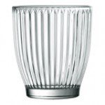 Arcoroc Rock Line 12 oz. Pink Rocks / Old Fashioned Glass by Arc Cardinal - 24/Case